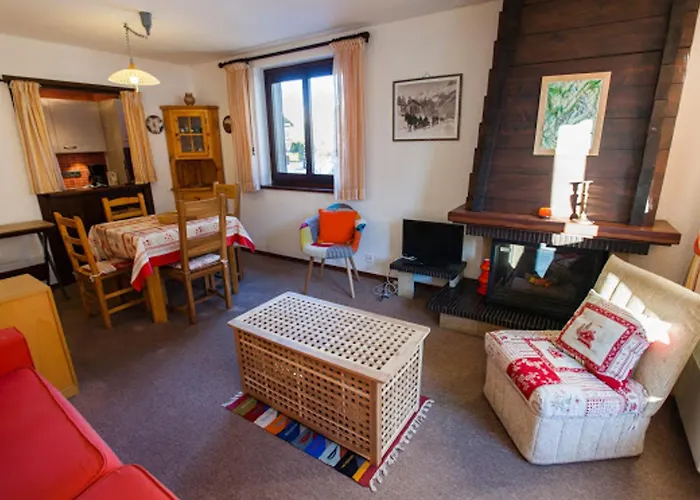 2 Pieces Vue Mont Blanc Avec Balcon - Chamonix, Animaux Acceptes - Fr-1-517-19 *